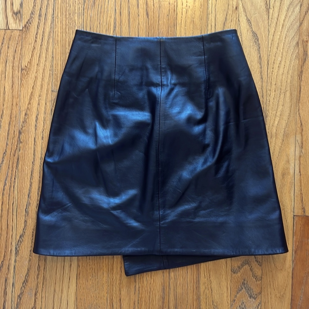 COS Black Leather Mini Skirt - Picture 6 of 7